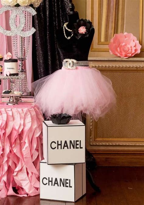 chanel themed party dress|pink chanel party decorations.